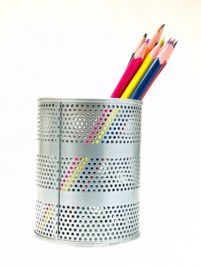 Organized pencils